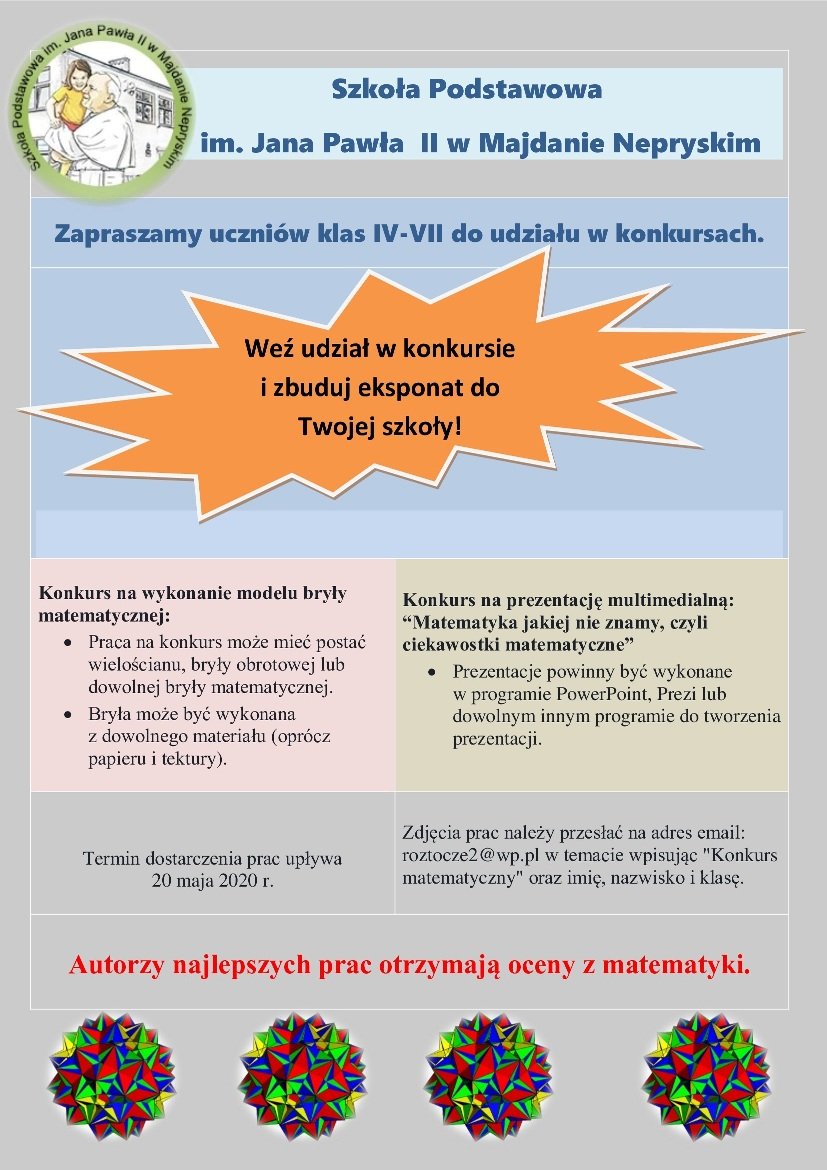 Zaproszenie do udziału w konkursach