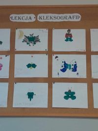 Projekt edukacyjny w kl. IV - Lekcja kleksografii