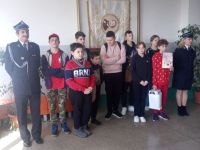 Uczniowie biorący udział w turnieju