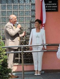 Odsłonięcie tablicy pamięci