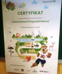 Przedszkolaki Przyjaciółmi Natury